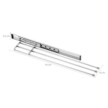 Carregar imagem no visualizador da galeria, Porta Pano De Prato Triplo Deslizante Com Trilho Cozinha