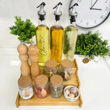 Carregar imagem no visualizador da galeria, Rack de Bambu Organizadores Retrátil e Fixo 3 Níveis