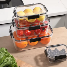 Carregar imagem no visualizador da galeria, Kit 3 Potes Herméticos Acrílicos – 500ml a 2.100ml