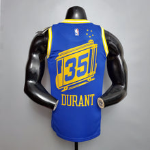 Carregar imagem no visualizador da galeria, Camisa NBA Golden State Warriors #35 Durant - Train Blue
