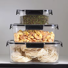 Carregar imagem no visualizador da galeria, Kit 3 Potes Herméticos Acrílicos – 500ml a 2.100ml