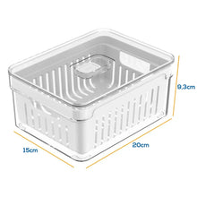 Carregar imagem no visualizador da galeria, Kit 4 Organizadores 2,2 Litros de Geladeira Acrílico