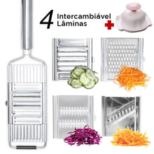 Carregar imagem no visualizador da galeria, Ralador Profissional de Legumes Multiuso Com 4 Lâminas