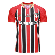 Carregar imagem no visualizador da galeria, Camisa São Paulo Away 25/26 Jogador - Vermelha e Preta