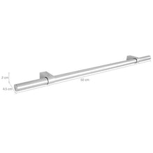 Carregar imagem no visualizador da galeria, Barra De Utensílios Suporte De Cozinha Redondo Aço Inox 50cm
