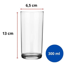 Carregar imagem no visualizador da galeria, Copo Long Drink Cylinder 300ml Nadir Figueiredo em Vidro Transparente
