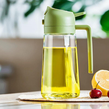 Carregar imagem no visualizador da galeria, Pulverizador de Óleo 2 em 1 500ml com Controle de Porção - Compre 1 Leve 2
