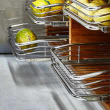 Carregar imagem no visualizador da galeria, Gaveta Paneleiro 570mm Deslizante Aramada Fruteira com Corrediça Telescópica Cozinha
