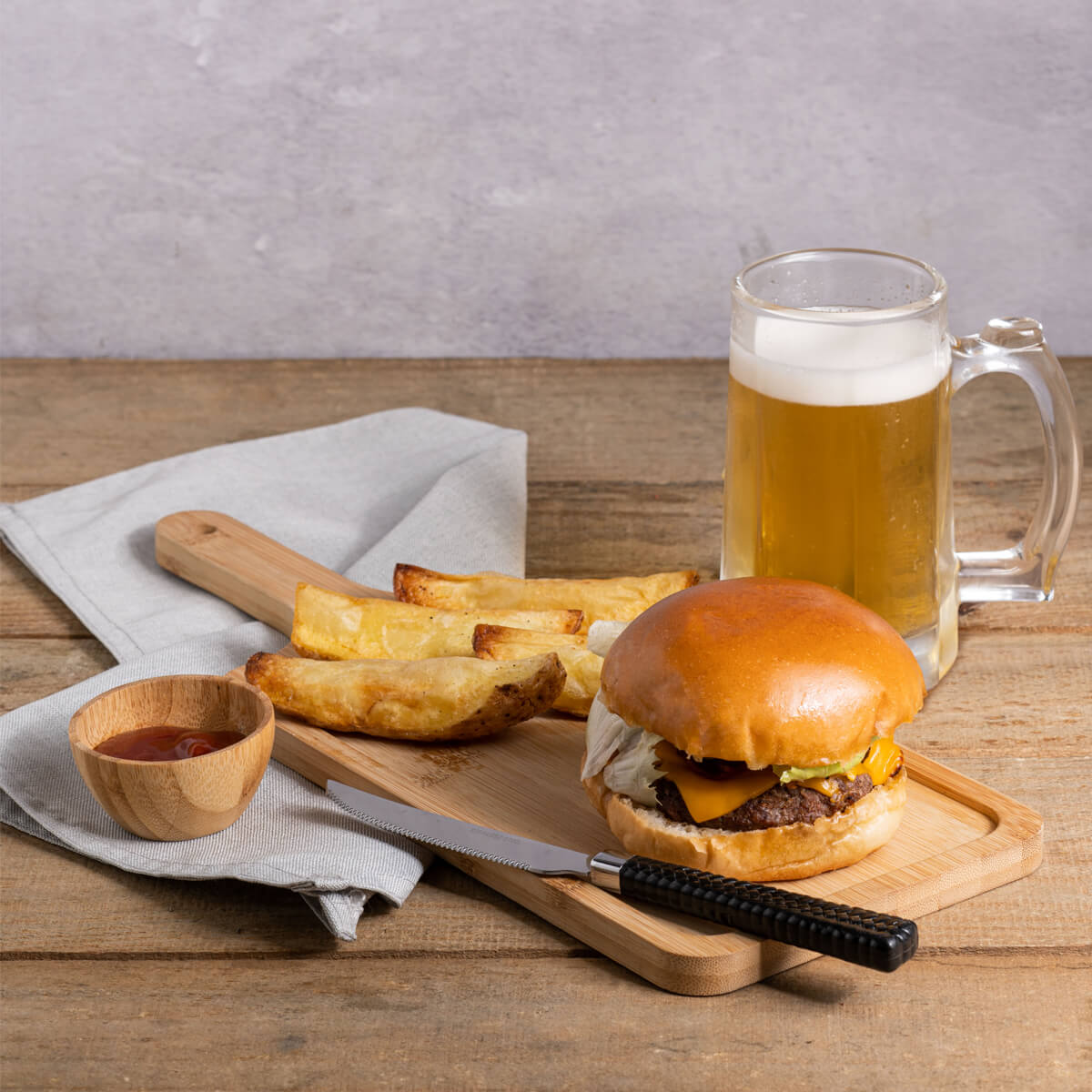 Molheira de Bambu Lyor Verona 50ml Bowl 6,5x3,5cm Mesa Posta Pote Petisco