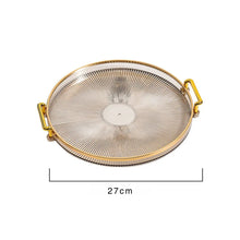 Carregar imagem no visualizador da galeria, Bandeja Acrílica Redonda Minimalista Casa Splendida
