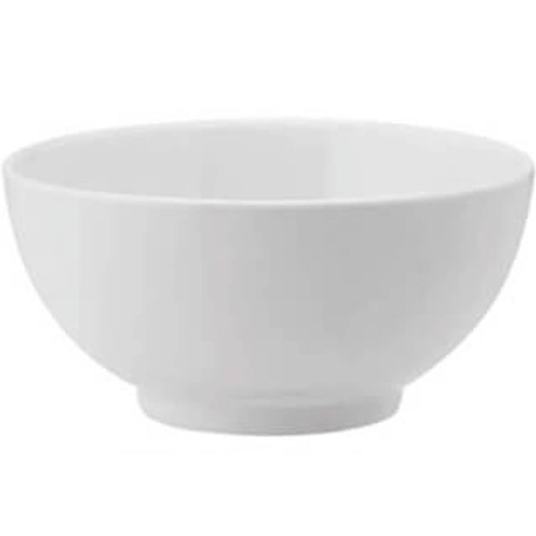 48 Bowls para Restaurante de Melamina Branca 200ml Tigela de Saladas Petiscos Cereais