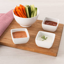 Carregar imagem no visualizador da galeria, 48 Bowls para Restaurante de Melamina Branca 200ml Tigela de Saladas Petiscos Cereais
