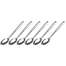 Carregar imagem no visualizador da galeria, Kit 6 Colheres Arroz Inox Grandes Lisas 35cm Profissional Restaurante Brinox Suprema
