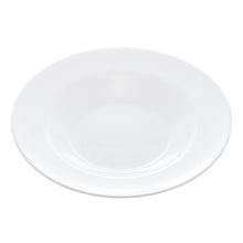 Carregar imagem no visualizador da galeria, 12 Pratos para Massa Risoto 28cm Vidro Opalino Branco Restaurante Hotel Bar Lyor Friends Time
