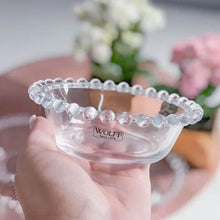 Carregar imagem no visualizador da galeria, Bowl de Vidro Cristal 180ml Pearl Tigela Transparente Servir Sobremesas Petiscos Wolff
