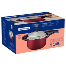 Carregar imagem no visualizador da galeria, Panela de Pressão Tramontina 6L Vancouver Effrect Antiaderente Starflon Max Vermelho
