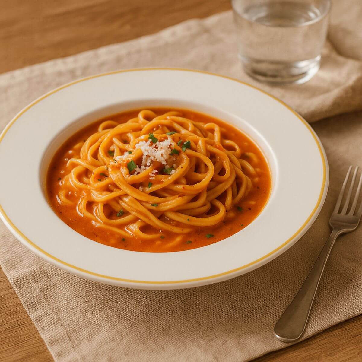 Kit 6 Pratos Fundos Porcelana Branco Borda Dourada Elisa 23cm Tramontina Sopas Caldos Risotos