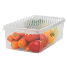 Carregar imagem no visualizador da galeria, 4 Potes Organizadores de Geladeira com Tampa Plástico M Frutas Verduras Hortaliças Utti Ordene
