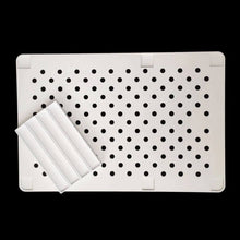 Carregar imagem no visualizador da galeria, Kit Porta Talheres com Tampa e 2 Prateleiras Organizadoras para Armário OU Branco
