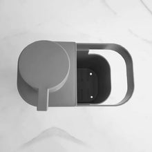 Carregar imagem no visualizador da galeria, Kit Dispenser de Detergente 650ml Lixeira de Pia Trium 4,7L Ou Chumbo Organizador Casa Cozinha
