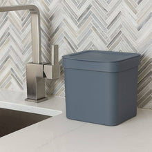 Carregar imagem no visualizador da galeria, Kit Dispenser de Detergente 650ml Lixeira de Pia Trium 4,7L Ou Chumbo Organizador Casa Cozinha
