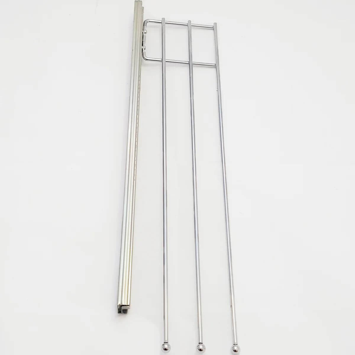 Kit Porta Condimentos e Porta Pano de Prato Triplo Aramados Deslizantes Móveis Planejados Cozinha