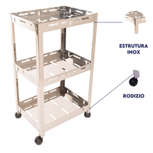 Carregar imagem no visualizador da galeria, Carrinho Organizador Inox Essence
