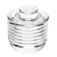 Carregar imagem no visualizador da galeria, Manteigueira Francesa de Vidro Colméia 9,5x10,5cm Lyor Porta Laticínios
