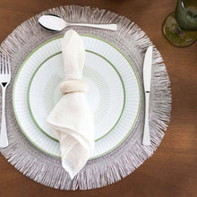 Carregar imagem no visualizador da galeria, Jogo 12 Pratos Rasos de Jantar 25cm em Porcelana Tramontina Lineare Mesa Posta Restaurante Buffet
