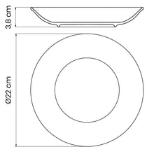 Carregar imagem no visualizador da galeria, Aparelho de Jantar 16 Peças em Porcelana Tramontina Marrom Rústico Jogo Pratos 4 Pessoas
