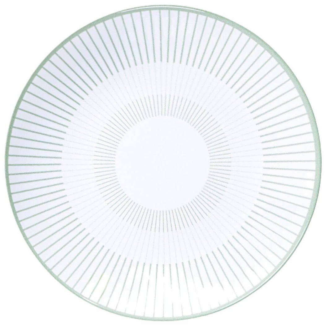 Prato Fundo Tramontina Lineare em Porcelana Decorada 21cm Cozinha Servir Mesa Posta Sopa Caldos