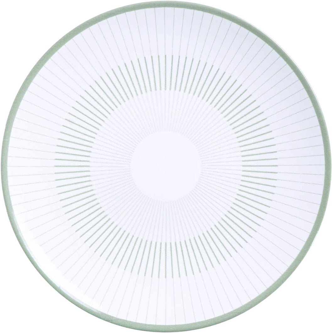 Prato de Sobremesa 19cm Tramontina Lineare Porcelana Decorada Avulso Raso