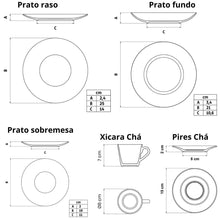 Carregar imagem no visualizador da galeria, Aparelho de Jantar Tramontina Leonora 20 Peças Porcelana Branca 4 Pessoas
