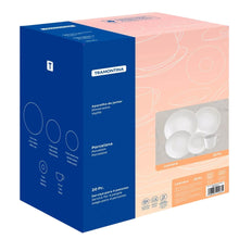 Carregar imagem no visualizador da galeria, Aparelho de Jantar Tramontina Leonora 20 Peças Porcelana Branca 4 Pessoas
