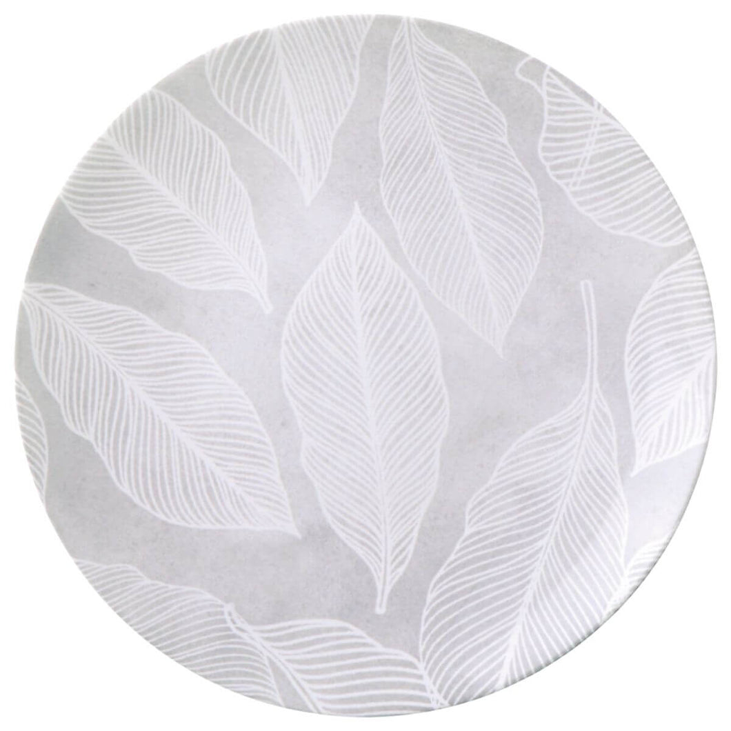 Conjunto 12 Pratos Rasos Tramontina Arbo 25cm em Porcelana Decorada Cozinha Mesa Posta