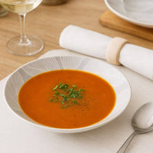 Carregar imagem no visualizador da galeria, Jogo 6 Pratos Fundos em Porcelana 21cm Arbo Tramontina 680ml Servir Sopa Caldos Massas
