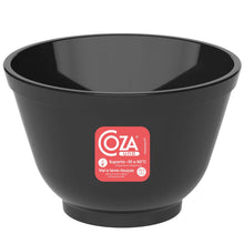 Carregar imagem no visualizador da galeria, Cumbuca Tigela 450ml Bowl Preto de Plástico Sobremesa Açaí Cereais Coza Uno
