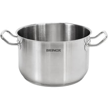 Carregar imagem no visualizador da galeria, Panela Brinox Profissional Caçarola Sem Tampa Aço Inox 32cm Cozinha Industrial Restaurante 12,2L
