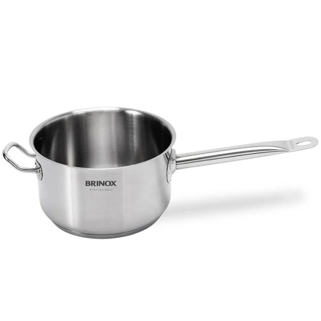 Panela Profissional 4,7L Brinox Aço Inox 24cm Fundo Triplo Com Cabo Cozinha Restaurante Avulsa