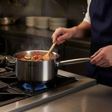 Carregar imagem no visualizador da galeria, Panela Profissional 4,7L Brinox Aço Inox 24cm Fundo Triplo Com Cabo Cozinha Restaurante Avulsa
