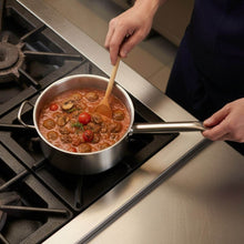 Carregar imagem no visualizador da galeria, Panela Profissional 4,7L Brinox Aço Inox 24cm Fundo Triplo Com Cabo Cozinha Restaurante Avulsa
