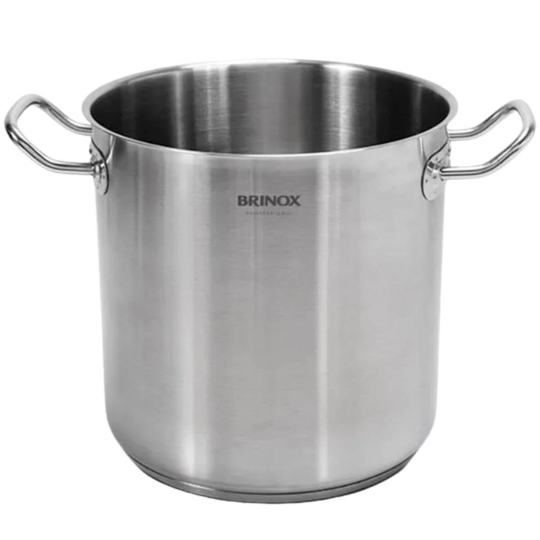Panela Caldeirão Profissional 10,5L em Aço Inox 24cm Brinox Avulsa