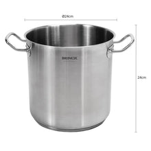 Carregar imagem no visualizador da galeria, Panela Caldeirão Profissional 10,5L em Aço Inox 24cm Brinox Avulsa
