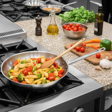 Carregar imagem no visualizador da galeria, Jogo de Panelas 3 Peças Brinox Profissional Inox 24cm Fundo Triplo com Tampa Cozinha Industrial
