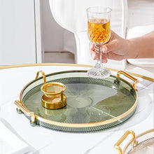 Carregar imagem no visualizador da galeria, Bandeja Acrílica Redonda Minimalista Casa Splendida
