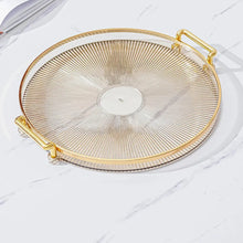 Carregar imagem no visualizador da galeria, Bandeja Acrílica Redonda Minimalista Casa Splendida
