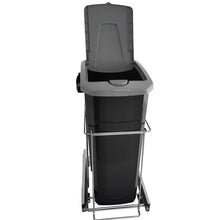 Carregar imagem no visualizador da galeria, Lixeira 15 Litros Aramado Deslizante Para Armário Cozinha
