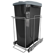 Carregar imagem no visualizador da galeria, Lixeira 15 Litros Aramado Deslizante Para Armário Cozinha
