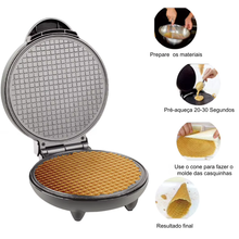 Carregar imagem no visualizador da galeria, Máquina de Casquinha de Sorvete 220V – Rápida e Antiaderente
