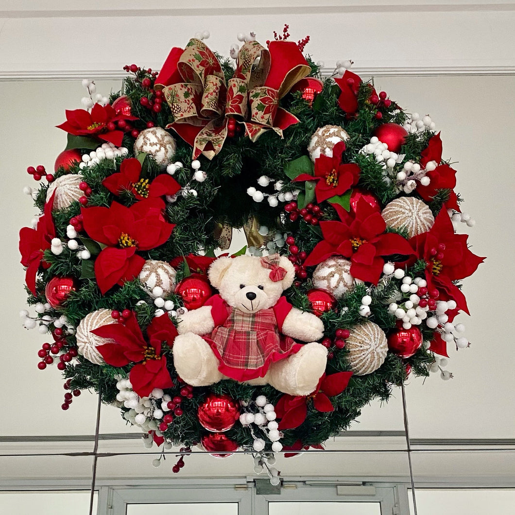 Guirlanda Natalina Ursinha - 60CM